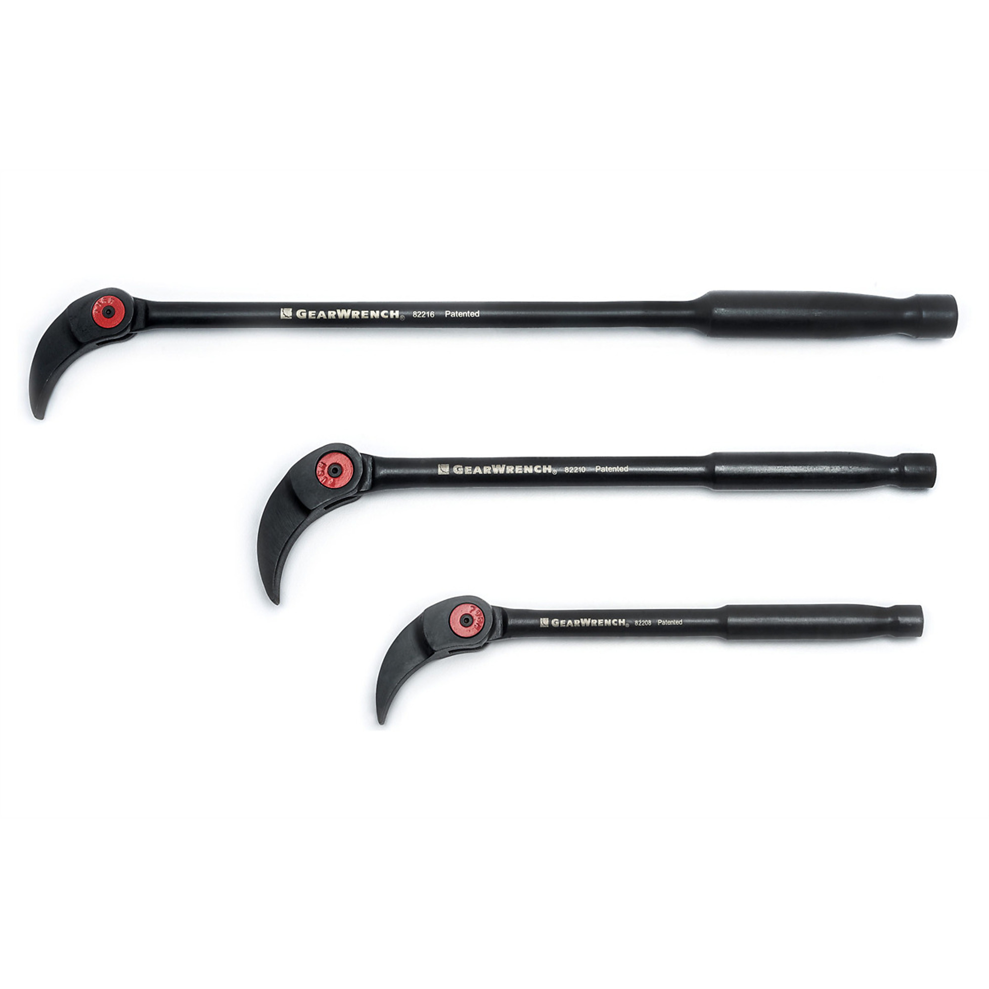 GearWrench Indexing Pry Bar Set — 3-Piece, 8in., 10in., 16in., Model# KDT82301D